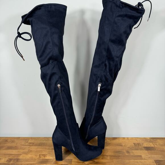 NEW Journee Collection Women’s Maya Over-the-knee Boots Black Size 9 - Picture 4 of 10